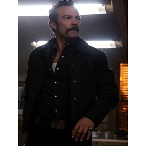 Mike Franks NCIS Origins Black Jacket