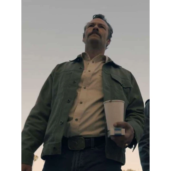 Mike Franks NCIS Origins Green Cotton Jacket