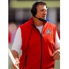 Mike Vrabel New England Patriots 2025 Red Vest
