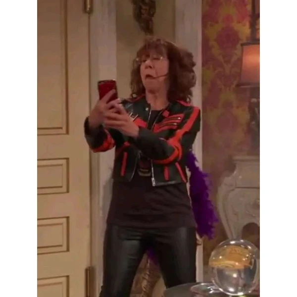 Mindy Sterling Ravens Home Leather Jacket