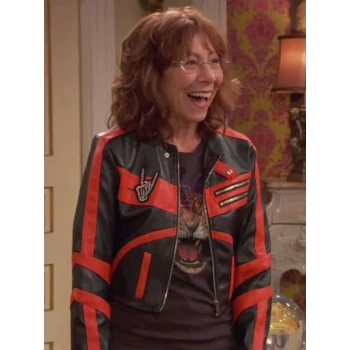 Mindy Sterling Ravens Home Leather Jacket