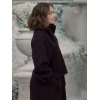 Minka Kelly Champagne Problems Maroon Coat