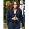 Minnie Driver Run Away Black Wool Jacket