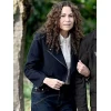 Minnie Driver Run Away Black Wool Jacket