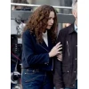 Minnie Driver Run Away Black Wool Jacket