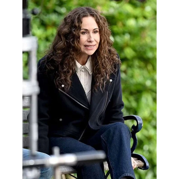 Minnie Driver Run Away Black Wool Jacket