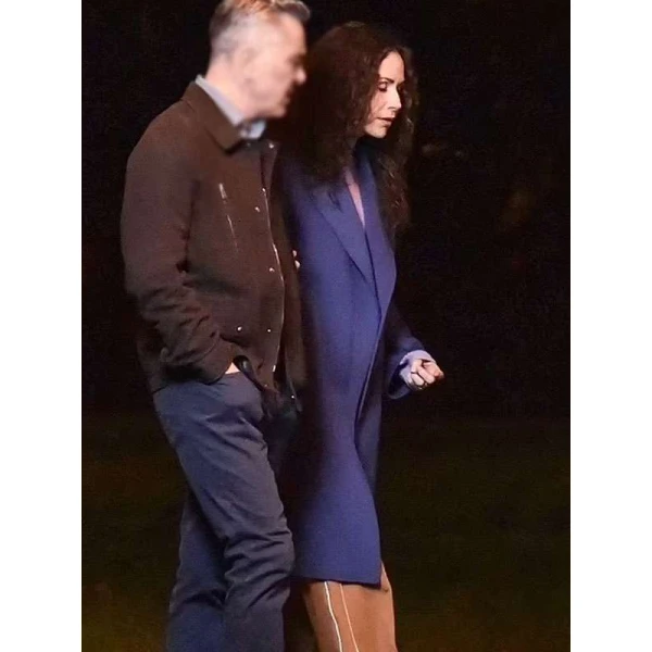 Minnie Driver Run Away Trench Wool Coat