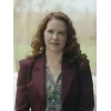 Mistletoe Murders S02 Sarah Drew Maroon Trench Coat