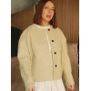Molly Novak Loot S03 Beige Leather Jacket