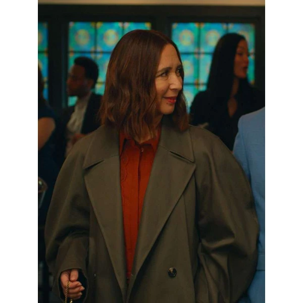 Molly Novak Loot S03 Green Trench Coat
