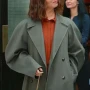 Molly Novak Loot S03 Green Trench Coat
