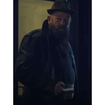 Morgan Philpott Murder Before Evensong Leather Jacket