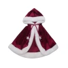 Mrs Santa Claus Maroon Christmas Cape