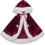 Mrs Santa Claus Maroon Christmas Cape