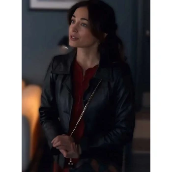 Murder in a Small Town Kristin Kreuk Black Jacket