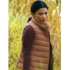 Women’s Brown Fashion Vest Worn by Jackie Howard in Walter Boys