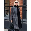 Naomi Watts NYC 2025 Black Leather Coat