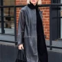 Naomi Watts NYC 2025 Black Leather Coat