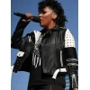 NASCAR Championship Alicia Taylor Studded Leather Jacket