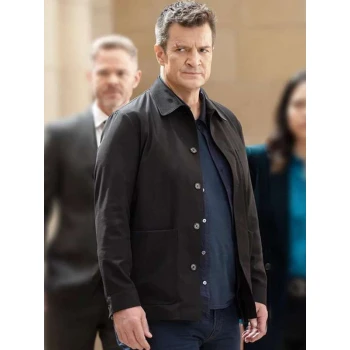 Nathan Fillion The Rookie Black Jacket