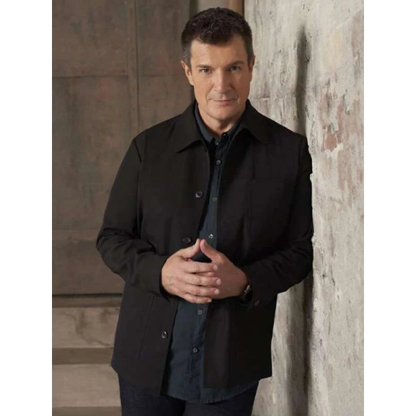 Nathan Fillion The Rookie Black Jacket