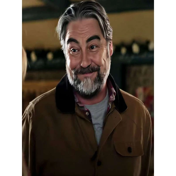 Nathaniel Parker The Twelve Dates Til Christmas Brown Jacket