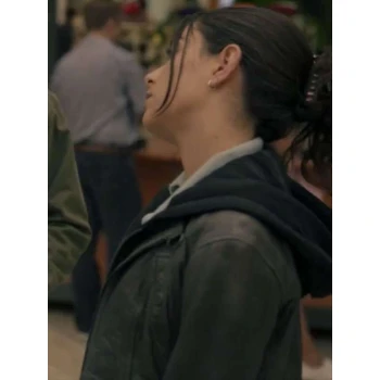 NCIS Origins Mariel Molino Black Leather Jacket