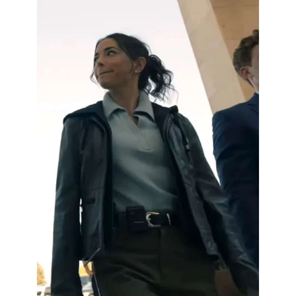 NCIS Origins Mariel Molino Black Leather Jacket