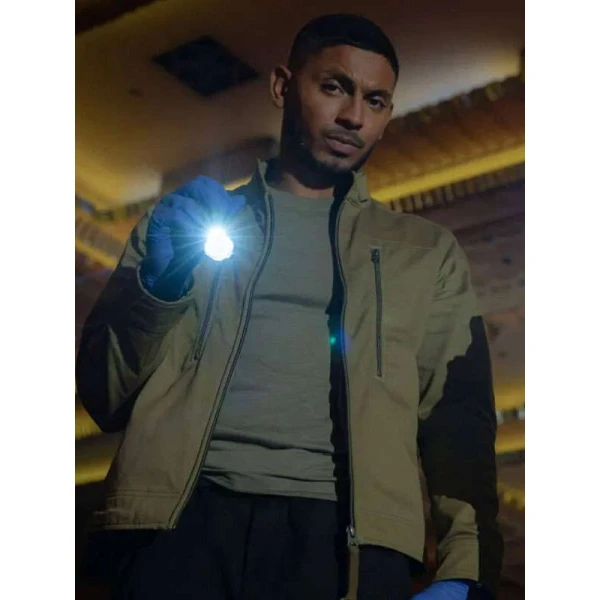 NCIS Sydney Sean Sagar Green Jacket