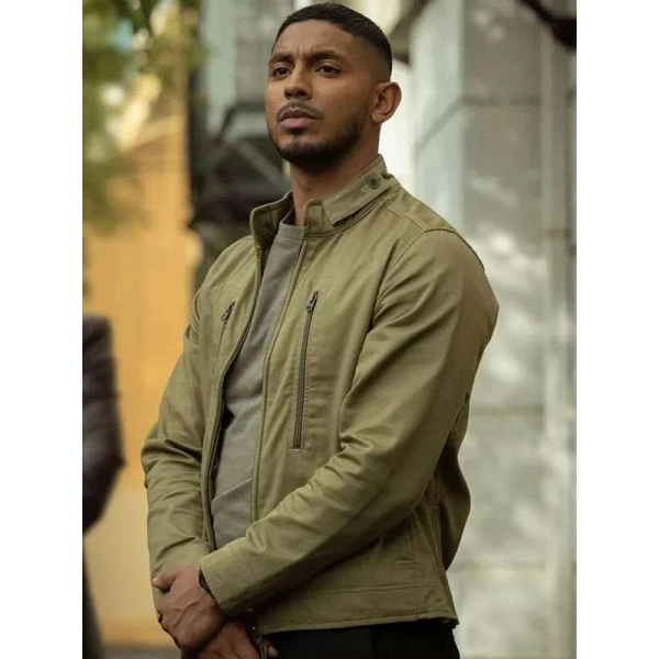 NCIS Sydney Sean Sagar Green Jacket