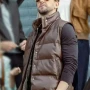 NCIS Inspired Tony & Ziva Classic Brown Puffer Vest