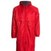 New York City Milly Alcock Red Hooded Coat