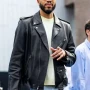 New York Runway Style Jayson Tatum Leather Jacket