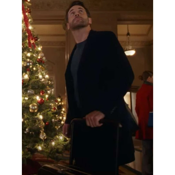 Niall Matter We Met in December Blue Wool Coat