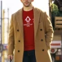 Nick Jonas A Very Jonas Christmas Movie Brown Coat