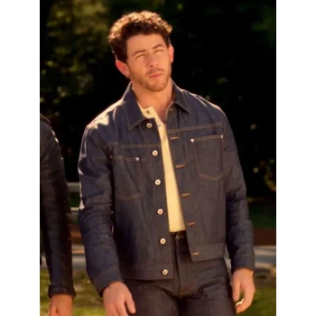 Nick Jonas Camp Rock 3 Blue Denim Jacket