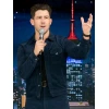 Nick Jonas The Tonight Show Suede Leather Jacket