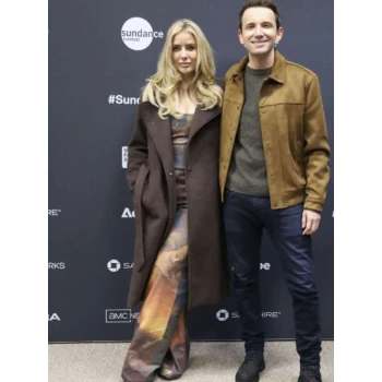 Nicole Alexandra Shipley Fairyland Brown Trench Coat