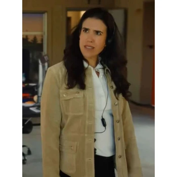 Nicole Power Hudson and Rex S08 Suede Leather Jacket