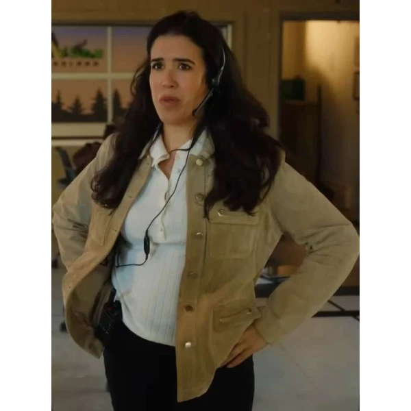 Nicole Power Hudson and Rex S08 Suede Leather Jacket Nicole Power Hudson and Rex S08 Suede Leather Jacket