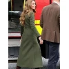 NIFRS College Kate Middleton Green Wool Coat