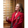 Nikki DeLoach A Grand Ole Opry Christmas Red Wool Coat
