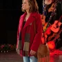 Nikki DeLoach A Grand Ole Opry Christmas Red Wool Coat