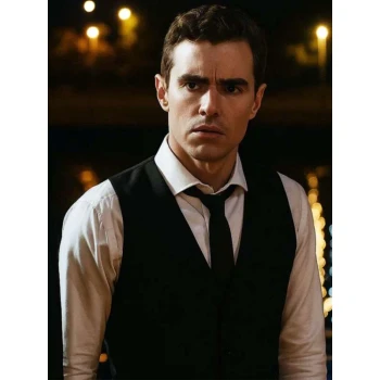 Now You See Me Dave Franco Black Vest