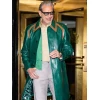 NYC 2025 Jeff Goldblum Green Leather Coat