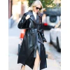 NYC 2025 Naomi Watts Black Leather Coat