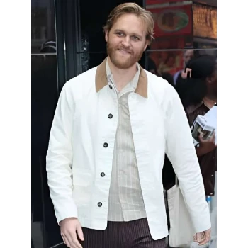 NYC 2025 Wyatt Russell White Jacket