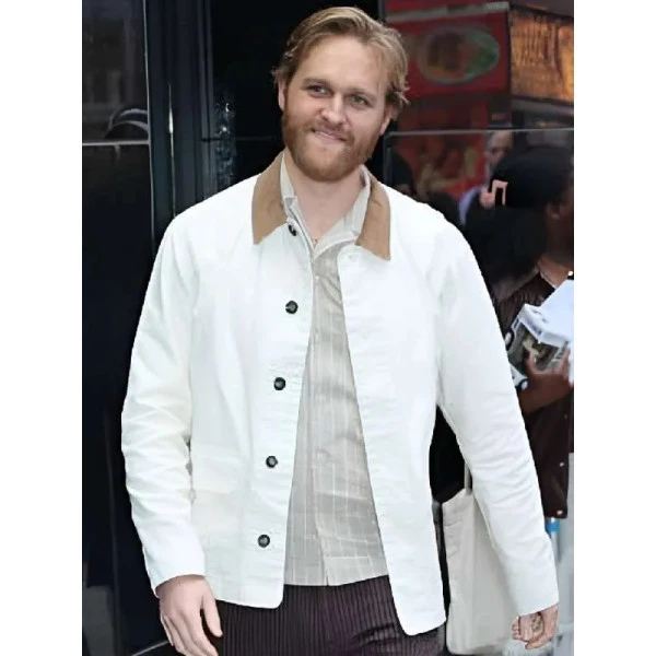 NYC 2025 Wyatt Russell White Jacket