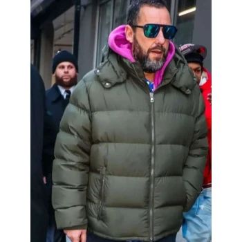 NYC Adam Sandler Puffer Hooded Jacket