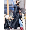 NYC Irina Shayk Black Hooded Coat